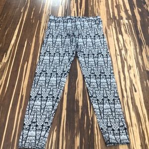 PINK leggings size small patterned